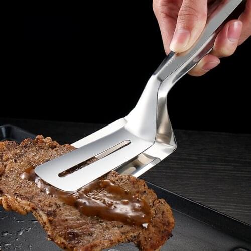 Kitchen BBQ Bread Utensil Set Barbecue Tong Fried Steak Shovel Fried Fish Shovel Clamp Kitchen Bread Meat Clamp Stainless Steel