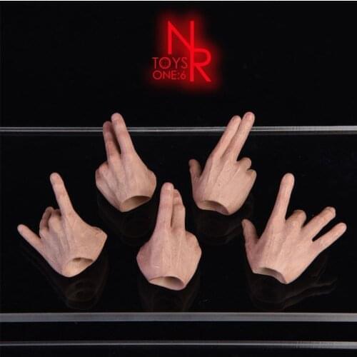NRTOYS NR14 Golden Finger Hand Model Action Figure Accessories For 1/6 Scale Male Action Figure Body In Stock