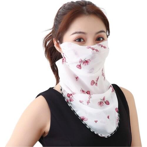 Women Soft Scarf Mask Quick Dry Face Golf Scarf Outdoor Cycling Hiking Fishing Sunscreen Thin Bandana Sun Protection Neck