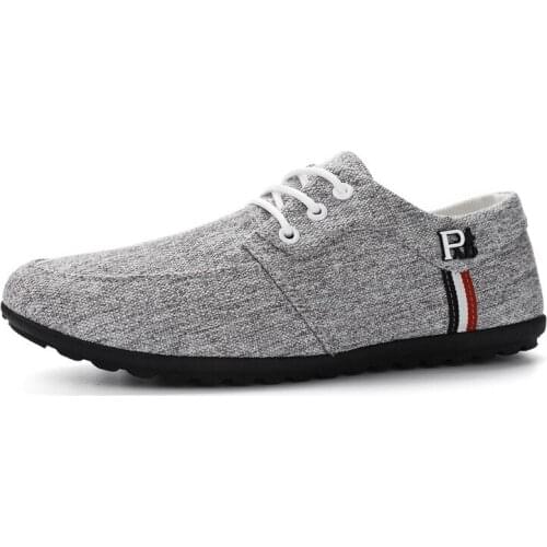 Tennis Shoes Walking Men Shoes Men Casual Shoes 2021 Spring Hot Sale Sweat-Absorbant Breathable Casual Canvas Men Driving Shoes