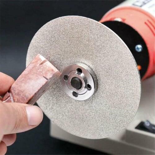 High quality 6/4 Inch 150/100mm Diamond Coated Flat Lap Disc Jewelry Polish Grinding Wheel