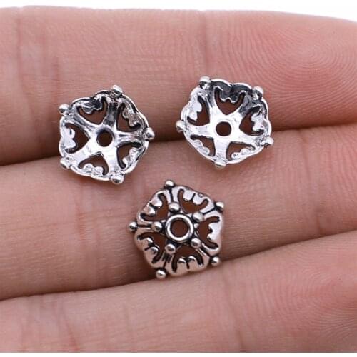 WYSIWYG 50pcs 12x12mm Bead Caps For Jewelry Making DIY Beads Caps Jewelry Accessories Jewelry Finding