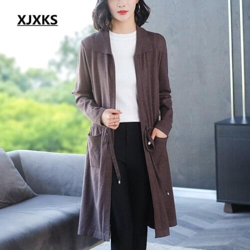 Женские шерстяные кардиганы XJXKS China At AliExpress