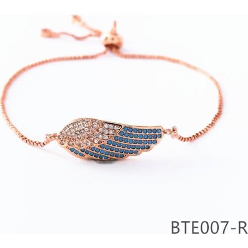 Gold Bangle Crystal Bracelet Fashion Women Jewelry Gift Chain Bracelet BTE007