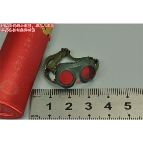 1/6th D80149 German Navy Red Goggles Model for 12" Action Doll