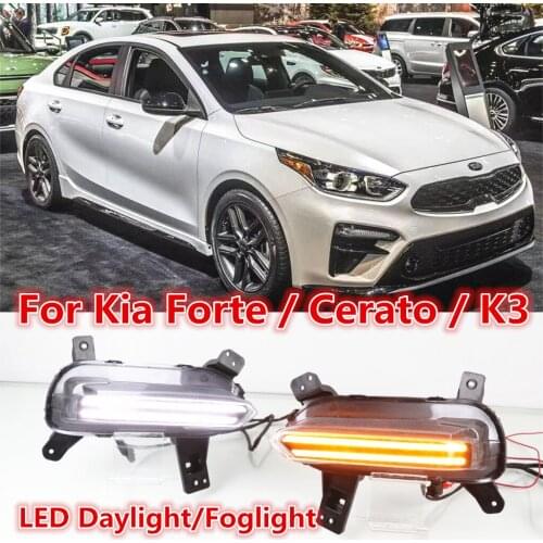 2Pcs LED daylight foglight for Kia Cerato/Forte K3 2019 2020 daylight
