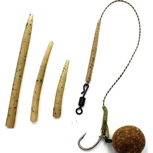 20PCS Carp Fishing Accessories Anti Tangle Sleeves Line Aligner For Carp Fishing Rigs D Rig Kicker Carp Fishing Tackle Tool Equi