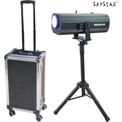 400w LED Mini Follow Spot Light Follow Tracker with Dimmer for Wedding Theater Party Stage Performance (flightcase packing)