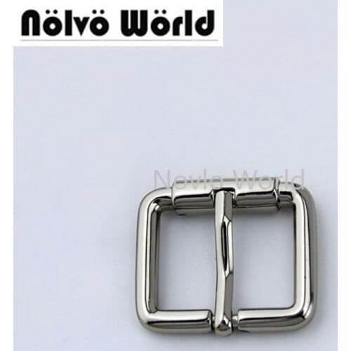 50pcs 20mm(3/4")X15mm Polished silver color turnbuckle zinc alloy square pin buckle bags/belts buckles