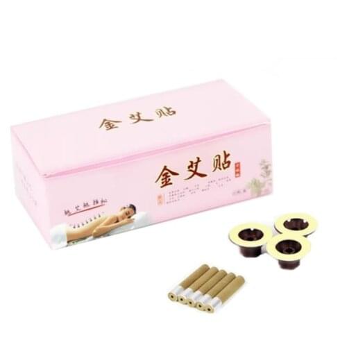 50pcs/ Moxa Roll Chinese Pure Mox Roller Stick Rolls Moxibustion Mugwort Moxa Artemisia Acupuncture Plasters