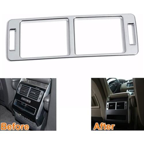 ABS Rear Armrest Box Air Condition Vent AC Cover Trim Frame Decoration For 2014-2015 Range Rover Sport Car Styling Covers
