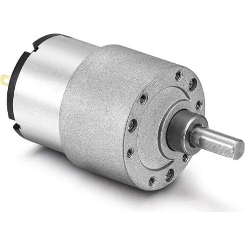 JGB37-520 DC 12V/24V High Torque Gear Box Electric Motor Electric Gear Motor 7/12/22/35/45/66/107/200/320/600/960RPM