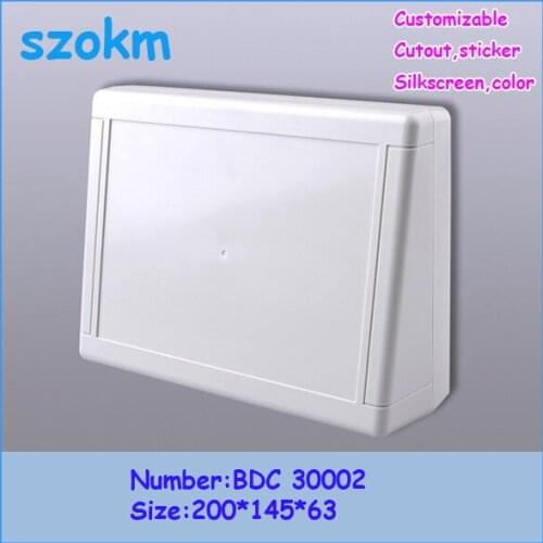 Szomk electronics outlet enclosure (10 pcs) 200*145*63mm project box plastic instrument case outlet enclosure