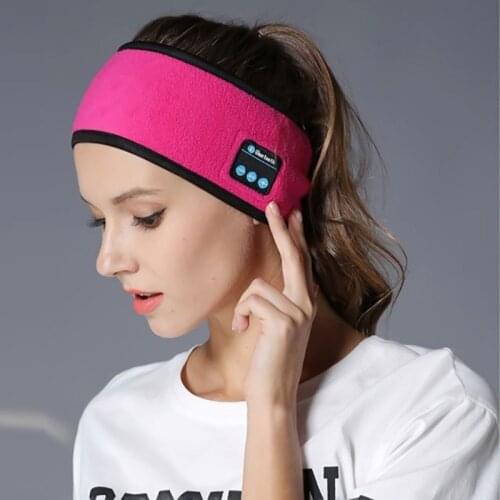BGreen Sports Yoga Sweatband Headband Bluetooth Headphone Wireless Dancing Jogging Sport Scarf Headset Exercise Music Hat
