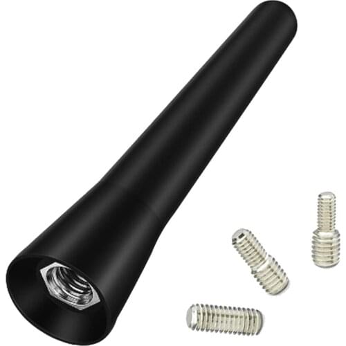 Strong Radio Roof Mount FM AM DAB Black 6.5cm Length Auto Universal With Screws Car Antenna Mini Short Vehicle Accessories