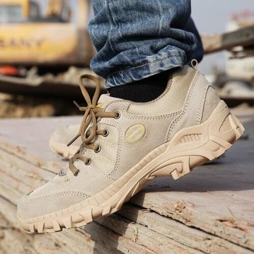 Military Shoes Men Combat Desert Tactical Boots Non-Slip Wear Resistant Sneaker Army Tactico Work Safety Shoes Botas Hombre