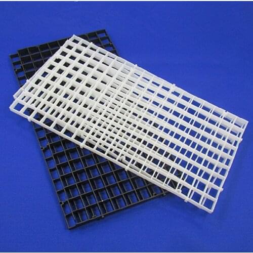 NuoNuoWell 6x Aquarium Fish Tank Bottom Isolation Board 30x15cm DIY Filtration Grid Plate Divider Tray+6 Sucker Free Combination