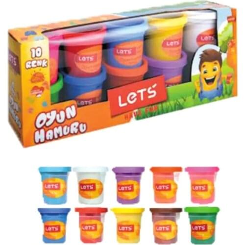 Lets Play Dough 10 Color 750 g L83100