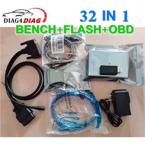 Professional 32in1 Bench Flash OBD V1.20 3in1 ECU Master Tool Pro ECU Chip Tuning Tool Best Programmer Support 32 Protocols