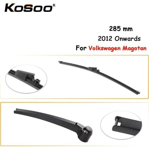 KOSOO Auto Rear Wiper Blade For Volkswagen Magotan,285mm 2012 Onwards Rear Window Windshield Wiper Blades Arm,Car Accessories