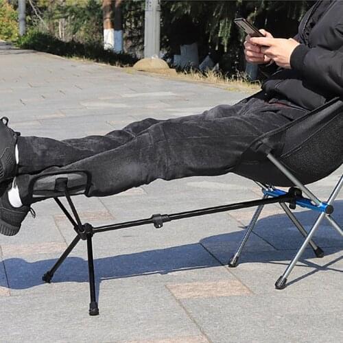 Folding Chair Footrest, Non-slip Foldable Recliner Footstool, Chairs Retractable Feet Legs Lazy Stool Foot Stool with Carry bag