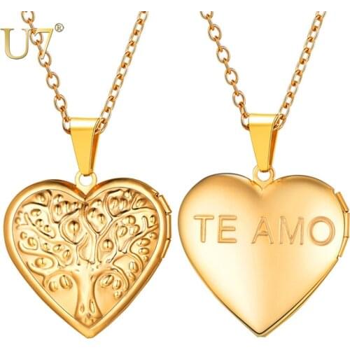 Медальоны женские U7 China At AliExpress