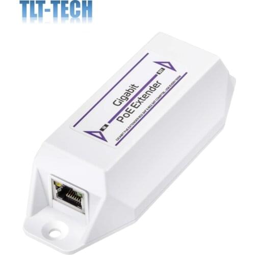 10/100/1000Mbps Gigabit PoE Extender PoE Amplifier PoE Booster IEEE 802.3at / 802.3af, Not Support Passive PoE Plug and Play