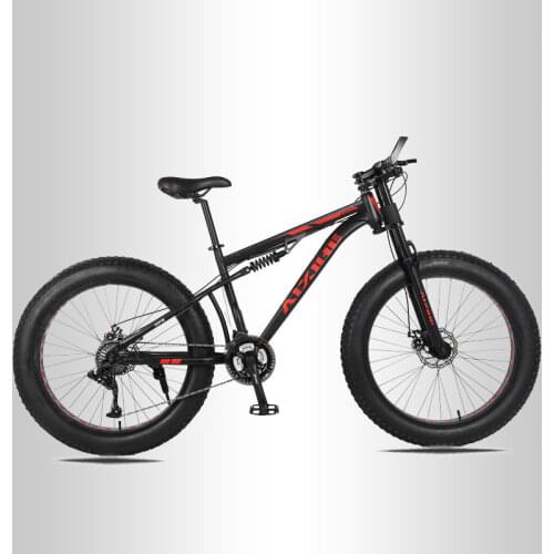 AIXIHE 26 inch snow bike Beach motocross bike 7speed/21speed Adult bicycle 4.0 super wide tires damping bicycle 2021