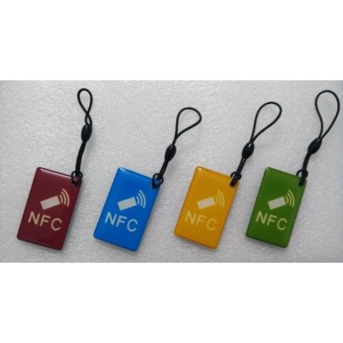 Waterproof NFC Tags/lable NFC213 13.56mhz NFC 144bytes Crystal Drip Gum Card for All NFC enabled phone ,min:5pcs