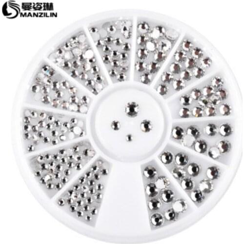 1 Pcs Flat Bottom White Drill Nail Mirror Glitter Powder Metallic Color Nail Art Gel Polishing Chrome Flakes Decorations Manicur