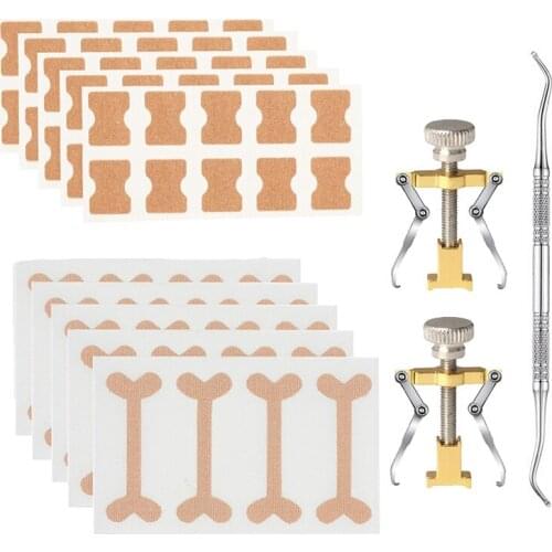 13Pcs/Set Pedicure Tool Ingrown Nail Fixer Nail File Hook Ingrown Nail Sticker Ingrown Toenail Correction Set