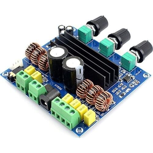 2.1 Digital Audio Power Amplifier Board 2 X 80W + 100W TPA3116D2 Subwoofer Amplifiers DC12-26V Amplificador Module