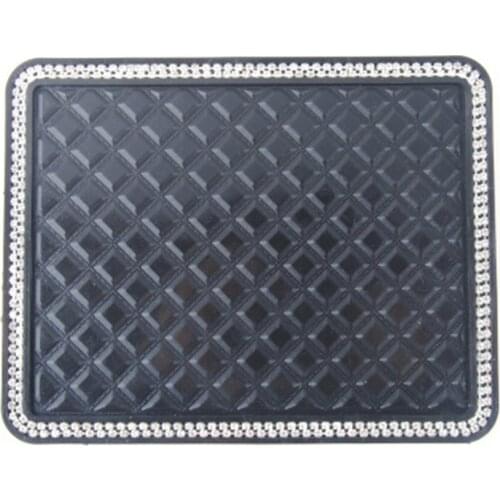 Car Perfume Ornaments Diamond Mats Car Decoration Supplies Grid Storage Mats Slip Pads Sunscreen Can Be Attached