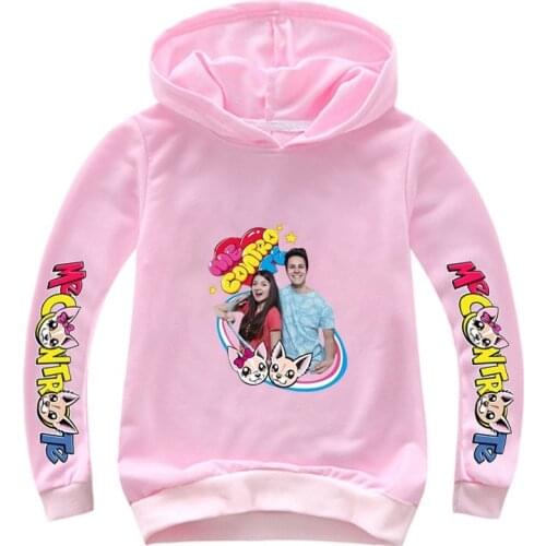 Spring/Autumn Kids Hoodies Me Contro Te Fashion Boys Girl Cotton Pullover Cartoon Me Contro Te Children Sweatshirt Tops 2-14Y