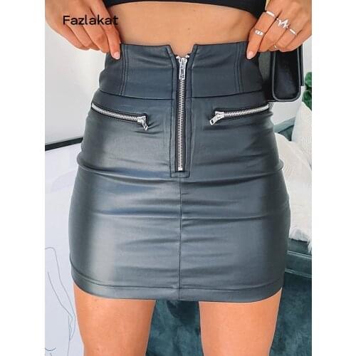 FAZLAKAT High-waisted Pencil Skirts