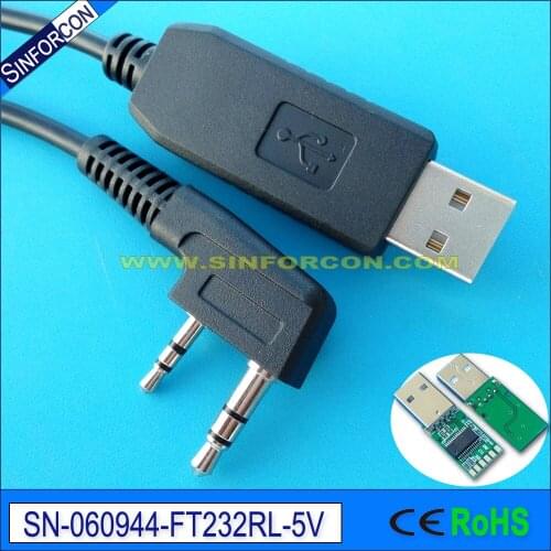 Ftdi usb uart ttl 5v adapter cable for baofeng888 888s mobile radio compatible with uv-3r usb-02 uv-5r