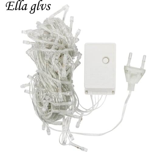 String Light 100 LED 10M 9 Colors Christmas/Wedding/Party Decoration Lights AC 110V 220V outdoor Waterproof led lamp