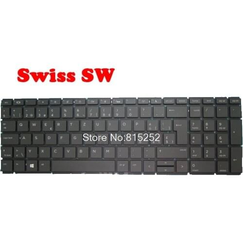 Laptop Backlit Keyboard For HP ProBook 450 G6 450 G7 455 G6 455 G7 Black NO Frame Slovenian SL/Spanish SP/Swiss SW/TI Thailand
