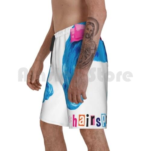 Hairspray The Musical Beach Shorts Men Beach Pants Swim Trunks Hairspray Musical Broadway Tracy Turnblad Big Hair Bow
