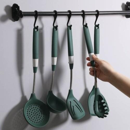 Silicone Shovel Shovel Kitchen Spatula Set Kitchen Non-Stick Pan Spatula Soup Spoon Cooking Silicone Supplies Utensils