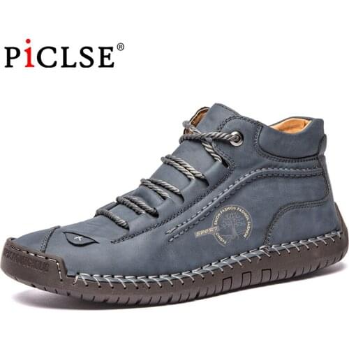 Large Size Fashion Casual Split Leather Shoes Men Loafers Comfort Walking Shoes Men Flat Shoes Soft Leather Moccasins Man Shoes