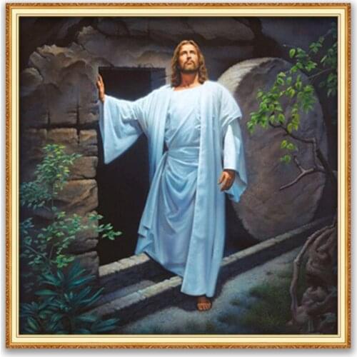 Region Jesus DIY Embroidery 11CT Cross Stitch Kits Needlework Craft Set Printed Canvas Cotton Thread Home Decoration For Living