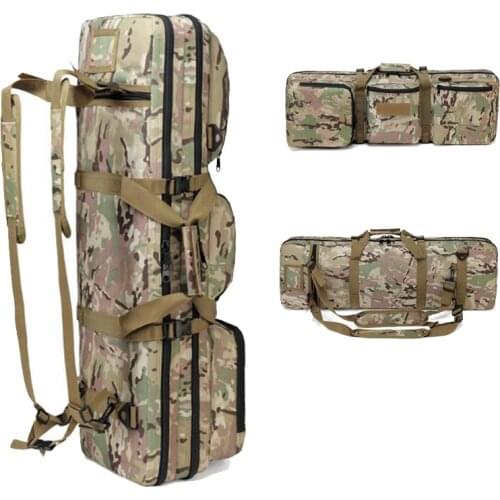 85cm Tactical Gear Hunting Gun Bag Nylon Double Rifle Gun Carry Shoulder Backpack M4 Shotgun Airsoft Rifle Case Hunting Bag
