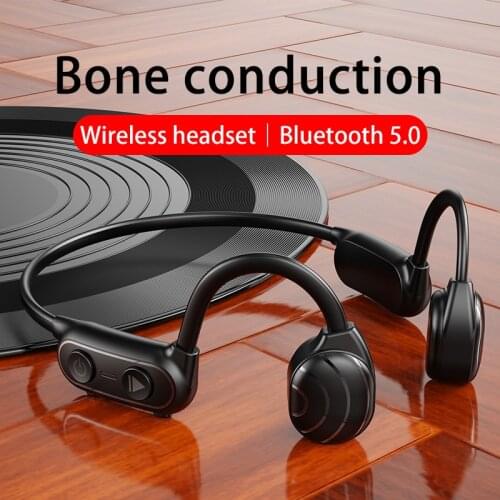 DDJ SOLO PRO New Bone Conduction Headphones Sports Waterproof Headset Wireless Bluetooth 5.0 Neckband Earphone With Microphone