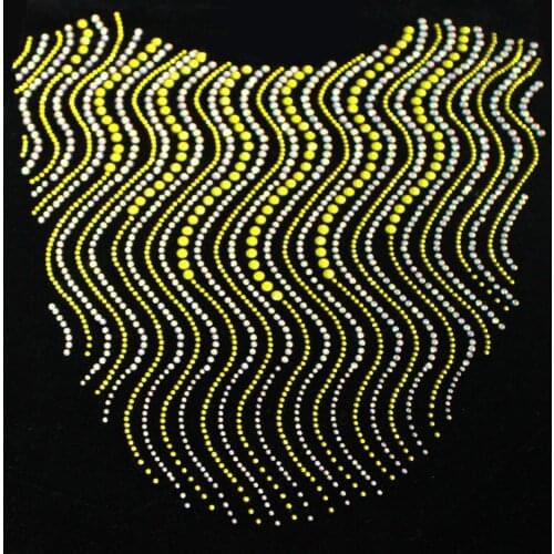 Collar DIY Hot Rhinestone Clothes Hot Rhinestone Pattern Sticker Rhinestone Finished Big Picture Garment Accessories Custom