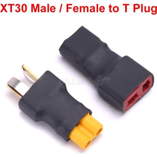 XT30 Male / Female to Deans Connector T Plug Male / Female Conversion Adapter Wireless For RC battery models
