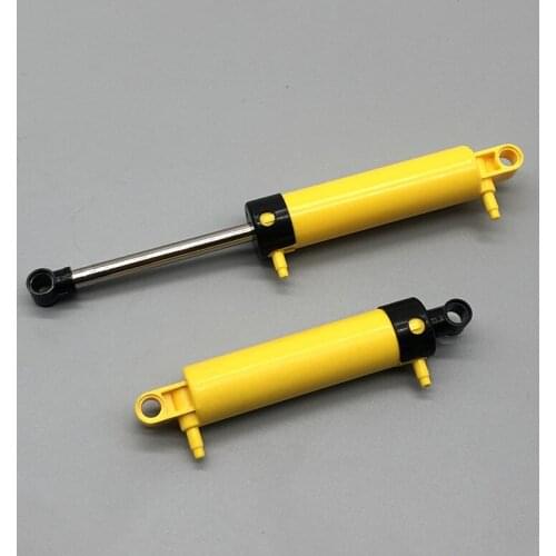 MOC PARTS Pneumatic Cylinder 2x11 with 2 Stepped Inlets [V2] Compatible with es 19467c01/19478 2-Port Pneumatic Piston