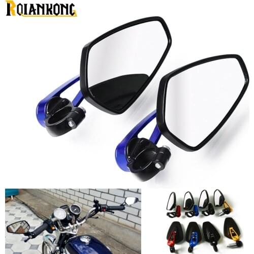 Motorcycle Mirror Handlebar grips Rearview Side Mirror For Yamaha MT03 MT07 MT09 08 XJ6 FJR XJR 1300 Racer fazer XT 600 TDM 900