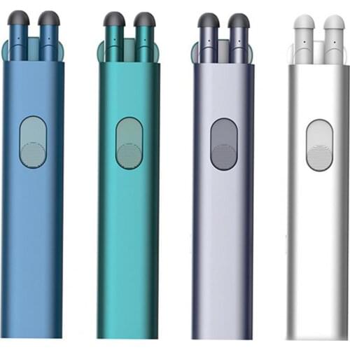 S11 TWS Bluetooth-compatible 5.2 Earphones Foldable Touch Control Digital Display Stereo In-ear Earbuds for Sports