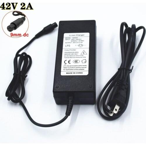 EU/US 42V 2A Charger Hoverboard Skateboard Charger 36V Li-ion Battery Power Supply Adapter Self Balancing Scooter Charger 42V